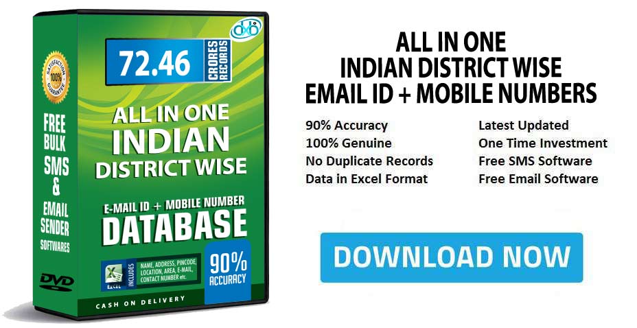 indian district wise mobile number database free download