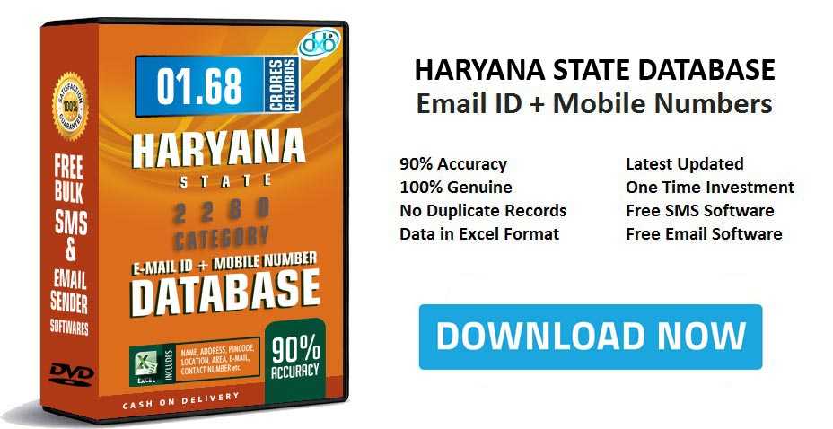 Haryana mobile number database free download