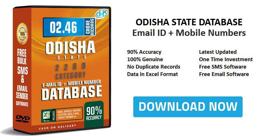 Odisha mobile number database free download